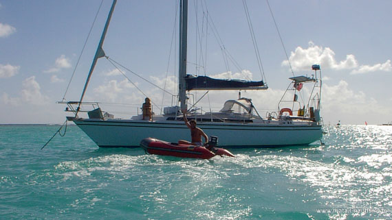 Au mouillage en Guadeloupe