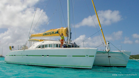 Travailler sur un catamaran