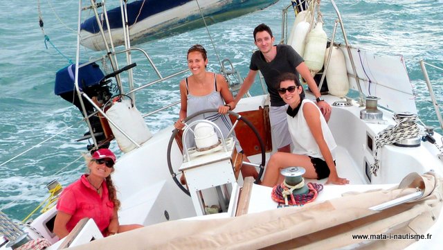 Sortie en mer cours de voile Nouvelle Calédonie