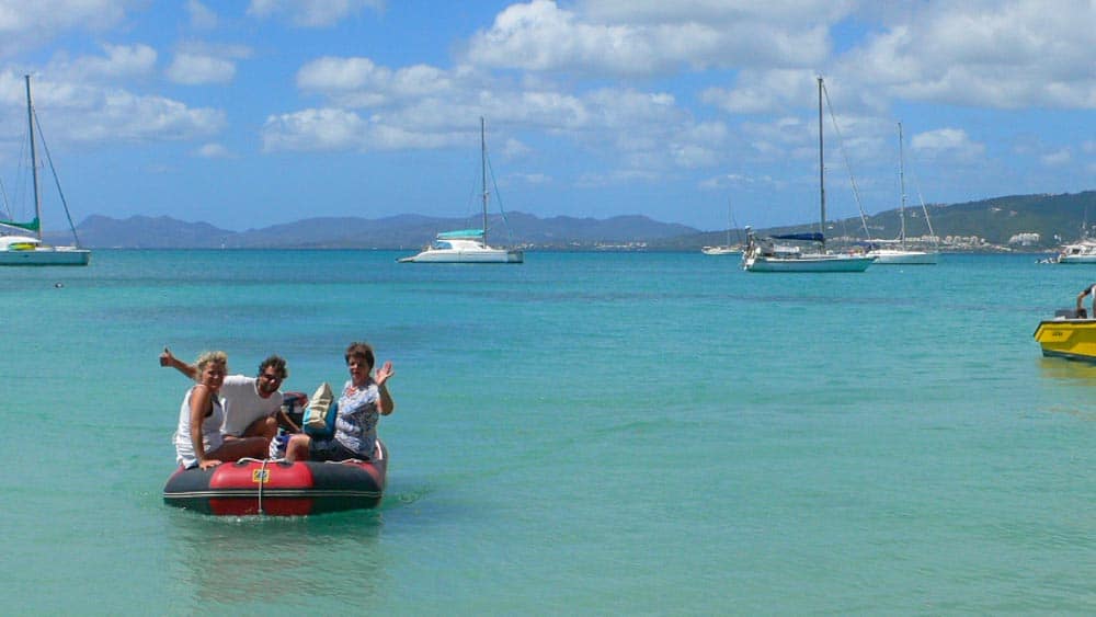 Plage de l'anse Caritan