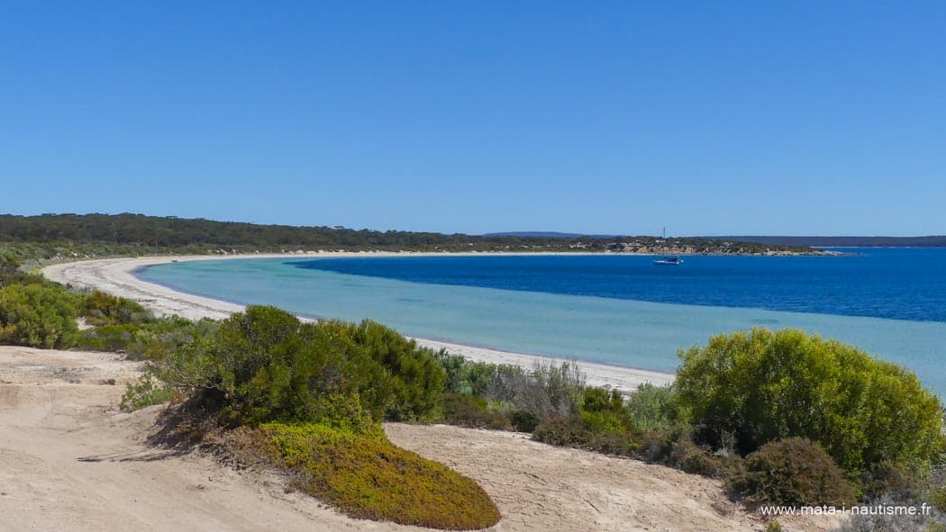 Au mouillage à Spalding cove