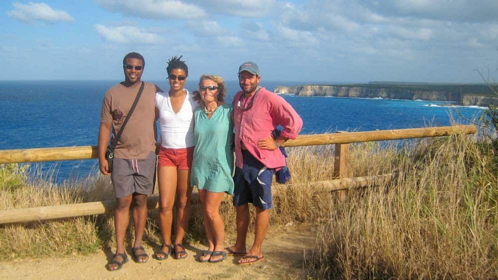 Avec Enrique et Sandra - Guadeloupe - mars 2009